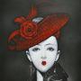 Shanghai Girl With A Red Hat.